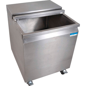 STAINLESS STEEL MOBILE ICE BIN 24"W X 22"D X 29"H by BK Resources, Inc.