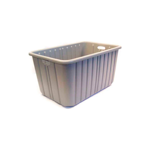 TOTE-ALLS TOTE CONTAINER 28-1/2"L X 19"W X 15"H, GRAY by New England Plastics