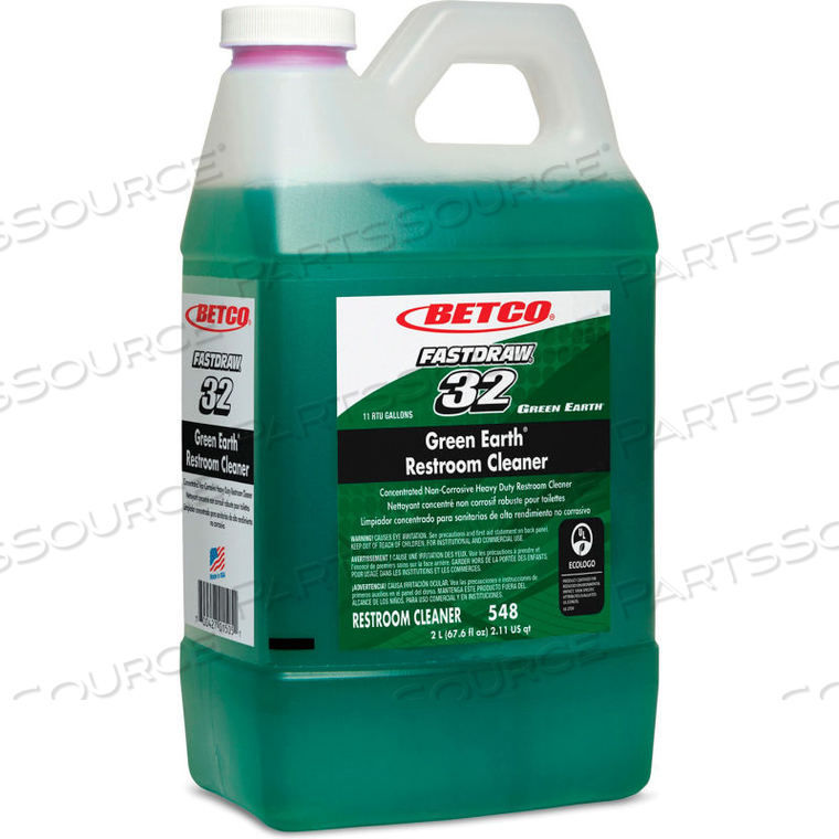 GREEN EARTH RESTROOM CLEANER, 64 OZ. BOTTLE, 4/CASE - 54847-00 by Betco Corporation