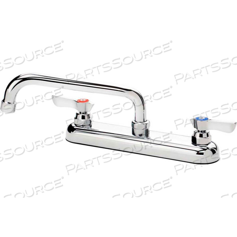 COMMERCIAL SERIES 8" CENTER DECK MOUNT FAUCET, 8" SPOUT by Krowne