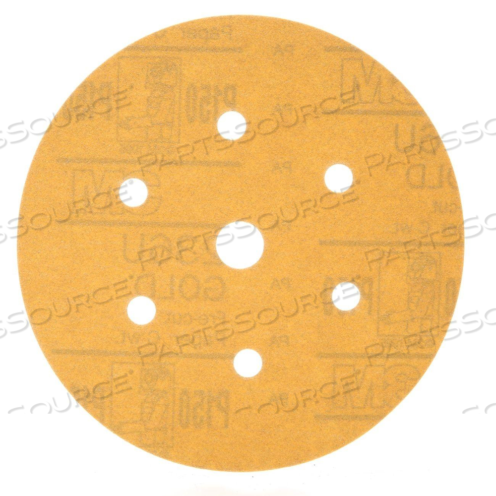 7100030961 3M™ HOOKIT™ 236U DISC, COATED, 6 INCH DIA, P80 GRIT, AO, 10000 RPM by 3M Consumer