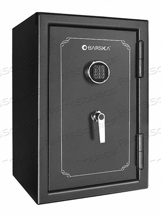 FIREPROOF SAFE VAULT 4.39 CUBIC FEET, 20"W X 20"D X 30"H - BLACK by Barska