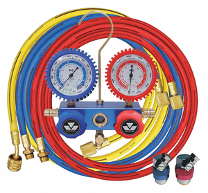 GAUGE SET A/C 134A ALUM 72 by Mastercool