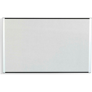 PERFORATED STEEL MAGNETIC AND TACKABLE BULLETIN BOARD - WHITE - 24" X 38" by Iceberg Enterprises