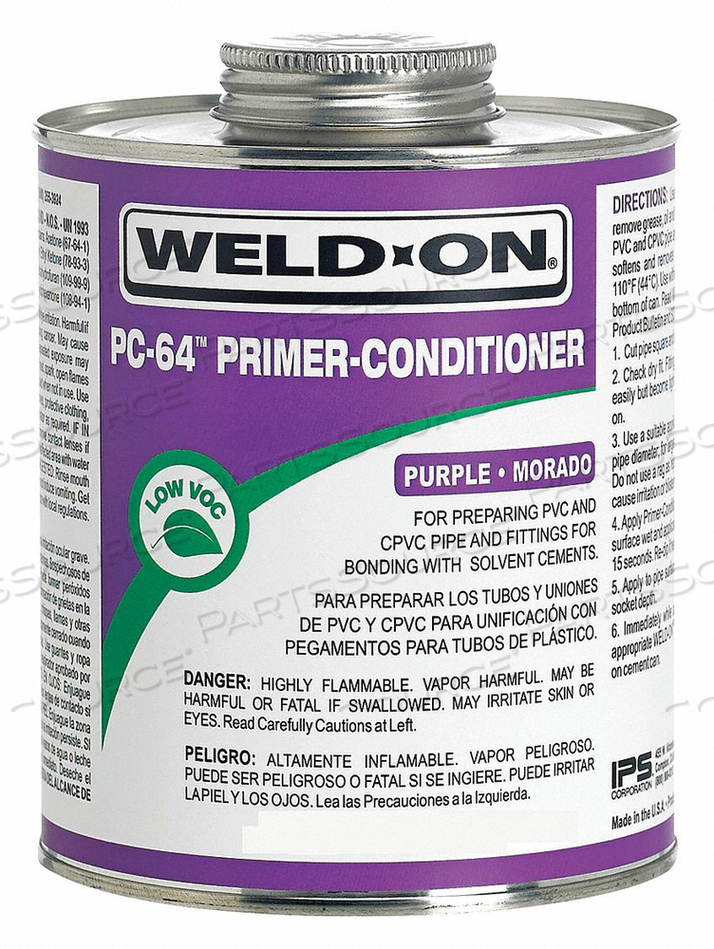 PRIMER CONDITIONER PURPLE 16 OZ PVC CPVC by Weld-On