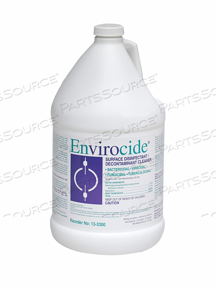 LIQUID DISINFECTANT CLEANER 1 GAL.BOTTLE by Envirocide LIQUID DISINFECTANT CLEANER 1 GAL.BOTTLE by Envirocide