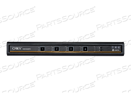 AVOCENT COMMERCIAL MULTIVIEWER SVMV280DPH, KVM SWITCH, 4 X KVM / AUDIO / USB, 1 LOCAL USER by Vertiv