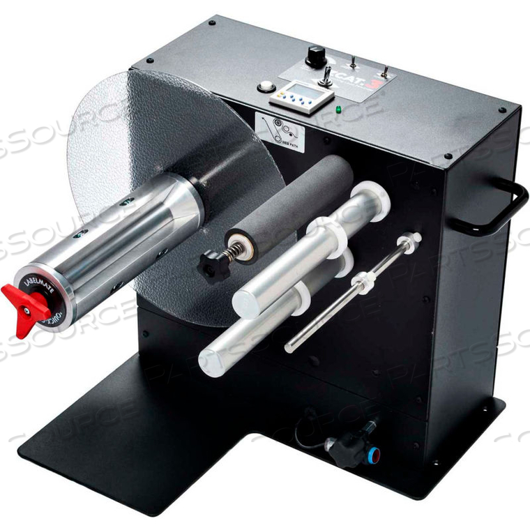 AUTOMATIC TENSIONING REWINDER FOR UP TO 8 X 12" DIA, 3" CORE ROLLS - LEFT SIDE OF PRINTER by Labelmate USA LLC AUTOMATIC TENSIONING REWINDER FOR UP TO 8 X 12" DIA, 3" CORE ROLLS - LEFT SIDE OF PRINTER by Labelmate USA LLC