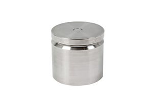 CYLINDRICAL TEST WEIGHT, STAINLESS STEEL, 5 KG, F WEIGHT CLASS, 4.86 IN by Troemner, LLC