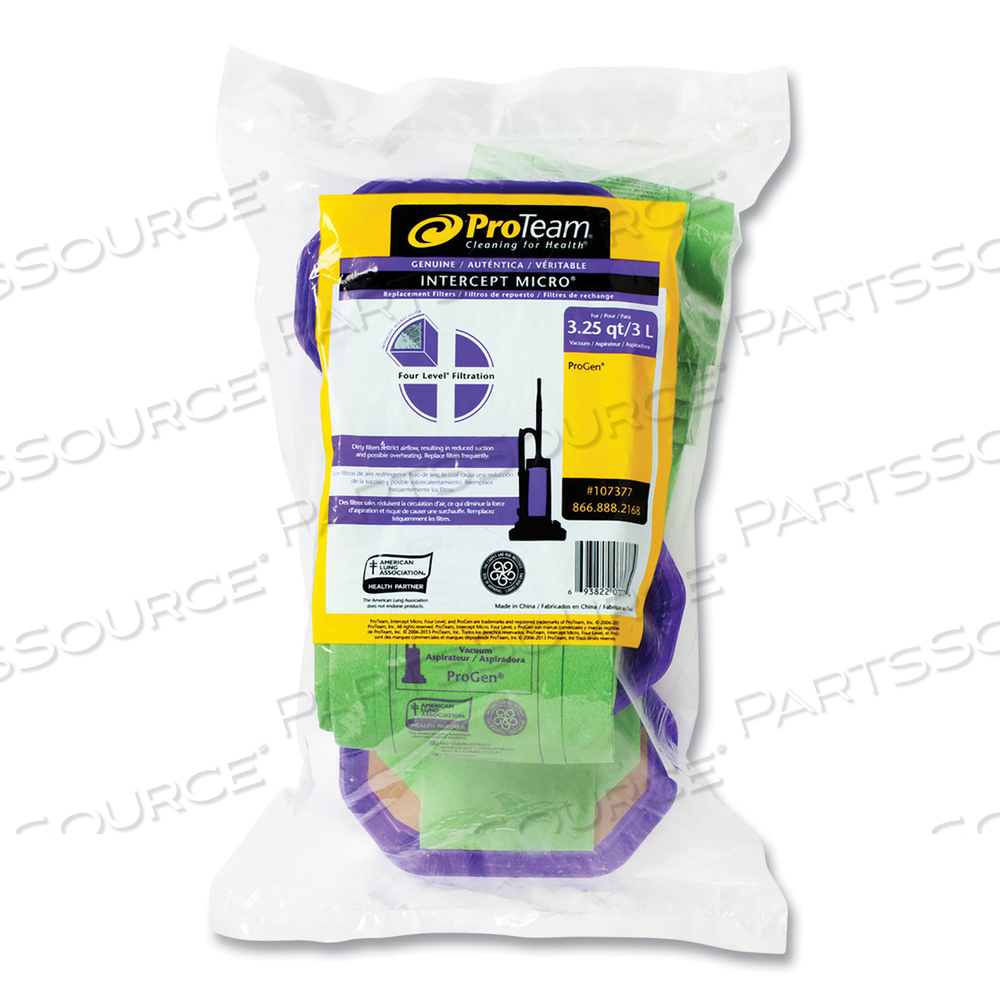 VACUUM BAG FOR UPRIGHT VAC PK10 by Proteam VACUUM BAG FOR UPRIGHT VAC PK10 by Proteam