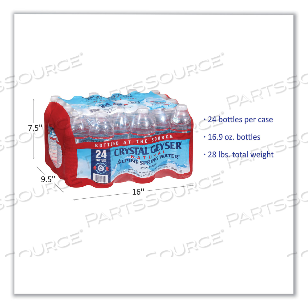 NATURAL ALPINE SPRING WATER, 16.9 OZ BOTTLE by Crystal Geyser