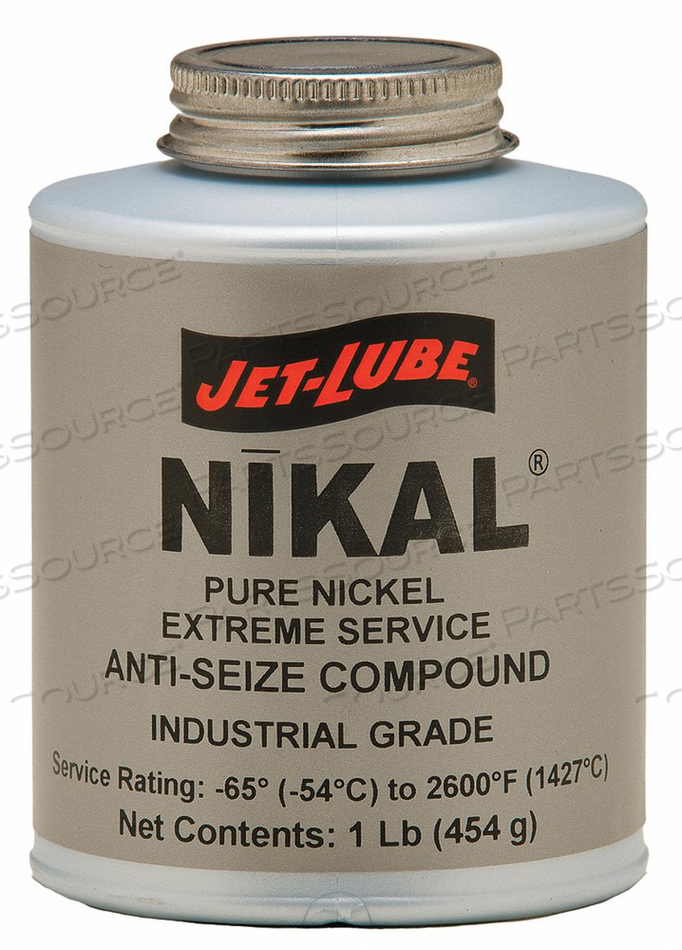 ANTI SEIZE COMPOUND PURE NICKEL 16 OZ. by Jet-Lube ANTI SEIZE COMPOUND PURE NICKEL 16 OZ. by Jet-Lube