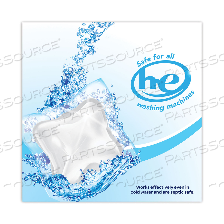 MIGHTY PACS FREE AND CLEAR SUPER CONCENTRATED LAUNDRY DETERGENT, 39/PACK by All MIGHTY PACS FREE AND CLEAR SUPER CONCENTRATED LAUNDRY DETERGENT, 39/PACK by All