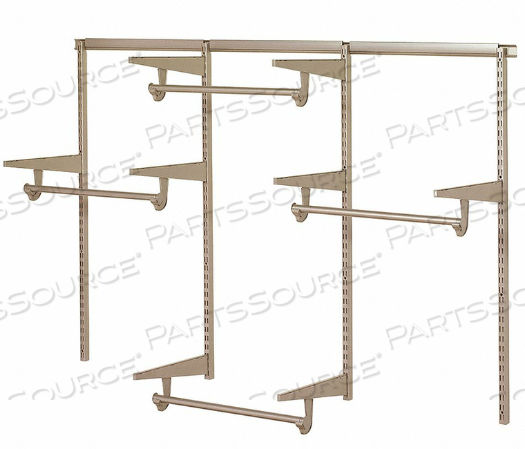 CLOSET HARDWARE KIT STEEL 800 LB. by Knape & Vogt CLOSET HARDWARE KIT STEEL 800 LB. by Knape & Vogt