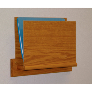 HIPAA COMPLIANT SMALL OAK OPEN ENDED CHART HOLDER - LIGHT OAK by Wooden Mallet HIPAA COMPLIANT SMALL OAK OPEN ENDED CHART HOLDER - LIGHT OAK by Wooden Mallet