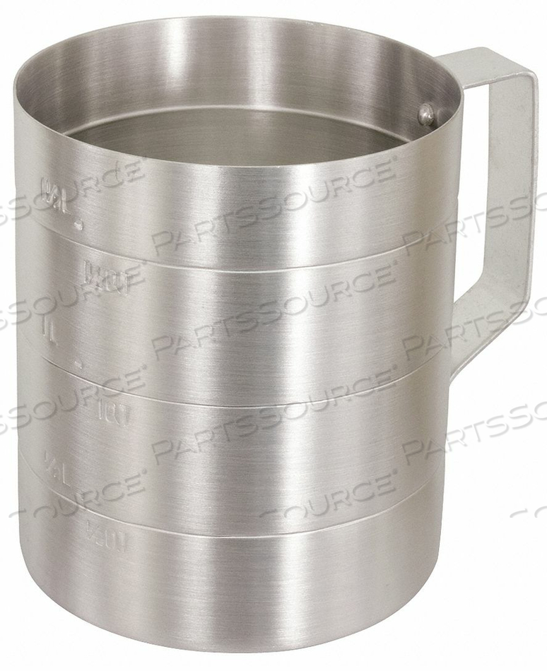MEASURING CUP ALUMINUM 1/2 QT. DRY by Crestware