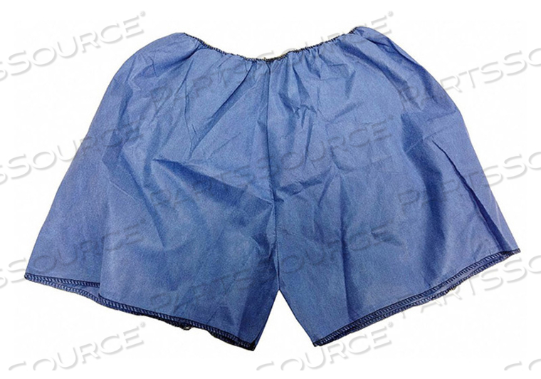EXAM SHORTS BLUE LARGE PK50 by HCS