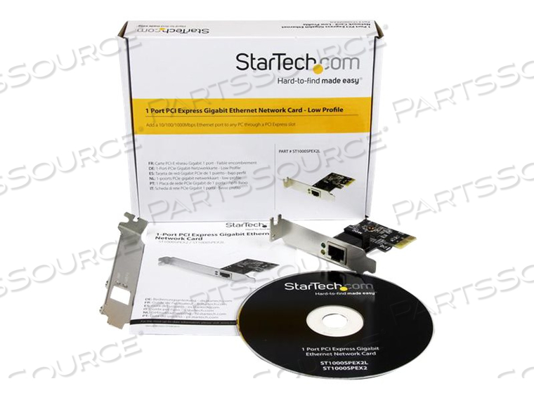 ADD A 10/100/1000MBPS ETHERNET PORT TO ANY PC THROUGH A PCI EXPRESS SLOT - 1 POR by StarTech.com Ltd.