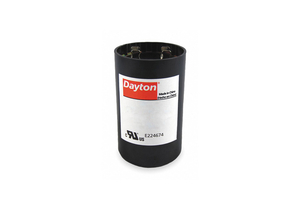 MOTOR START CAPACITOR 216-259 MFD ROUND by DAYTON ELECTRIC MANUFACTURING CO
