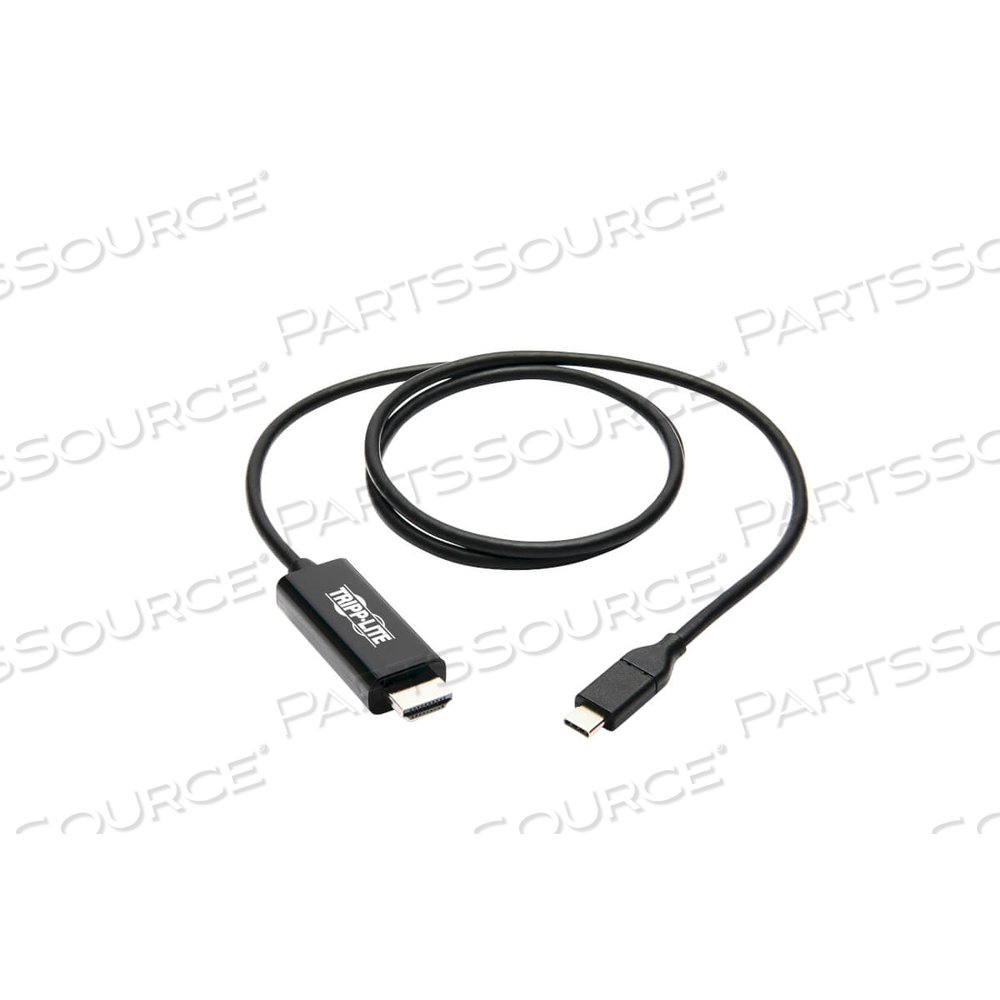 USB C TO HDMI ADAPTER CABLE USB 3.1 GEN 1 4K M/M USB-C BLACK 3FT by Tripp Lite USB C TO HDMI ADAPTER CABLE USB 3.1 GEN 1 4K M/M USB-C BLACK 3FT by Tripp Lite