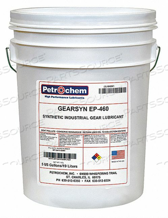 SYNTHETIC EP GEAR LUBRICANT ISO 460 by Petrochem SYNTHETIC EP GEAR LUBRICANT ISO 460 by Petrochem