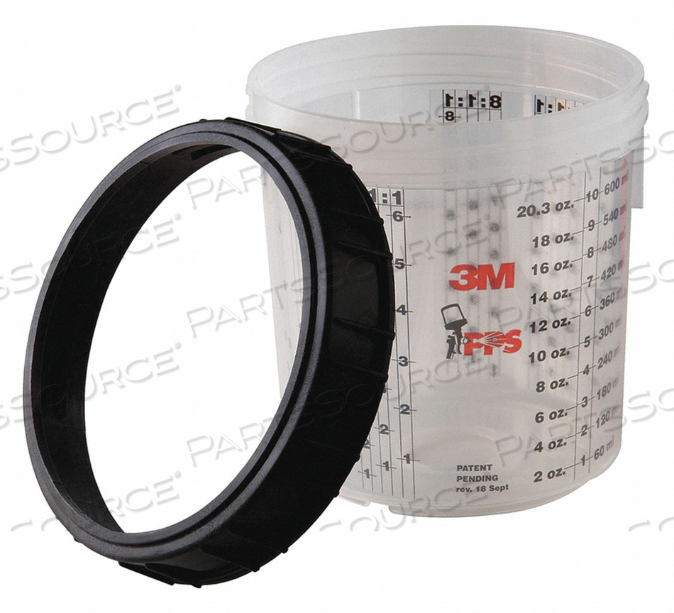 MIDI CUP LINER 13.5 OZ SIZE PLASTIC PK2 by 3M Healthcare