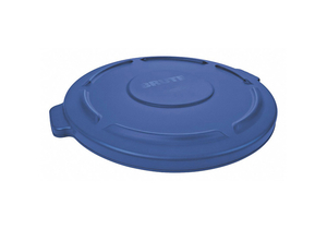 D5923 TRASH CAN TOP FLAT TOP ROUND BLUE by Tough Guy