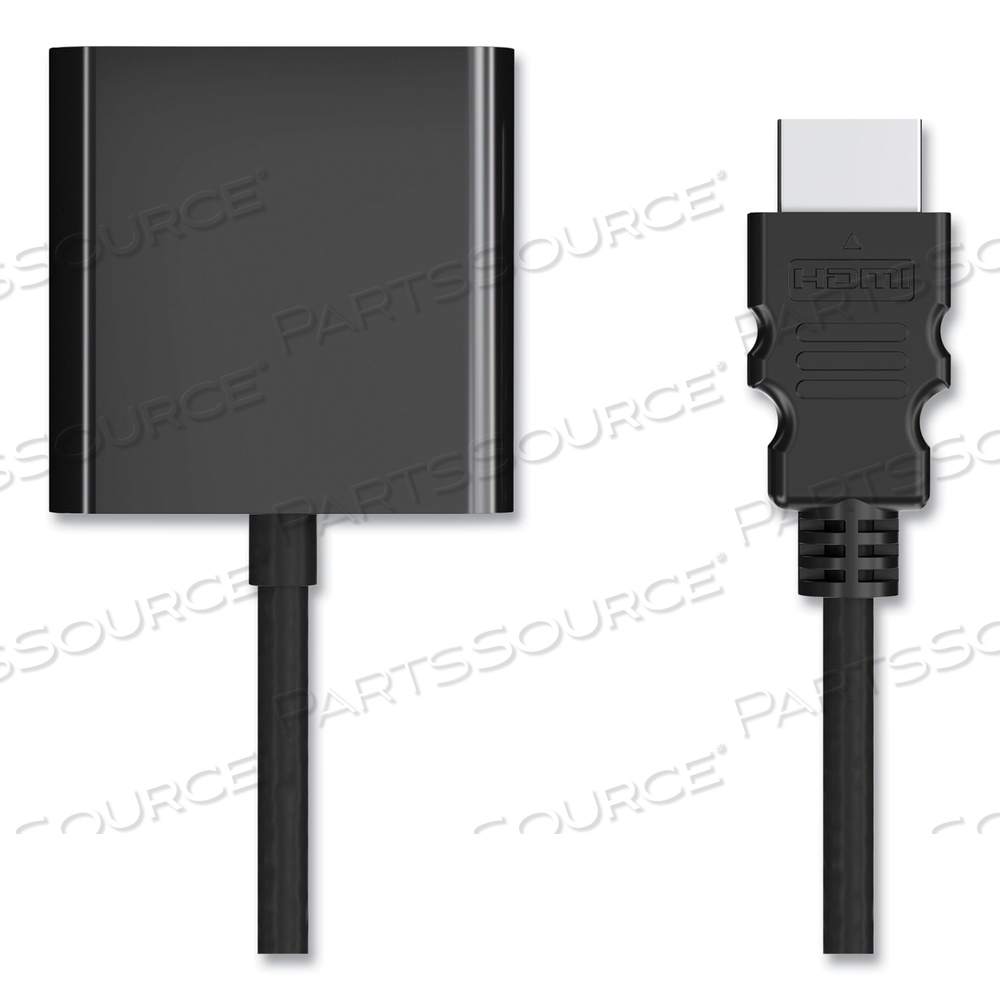 HDMI TO VGA ADAPTER, 6", BLACK by NXT Technologies