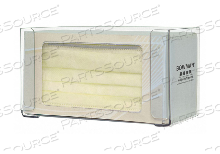 FACE MASK DISPENSER 4-1/4INHX4-17/64IND by Bowman