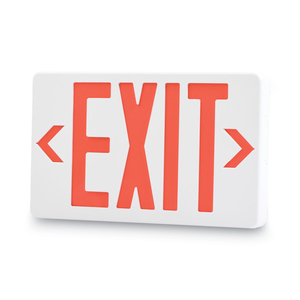 LED EXIT SIGN, POLYCARBONATE, 12.25 X 2.5 X 8.75, WHITE by Tatco