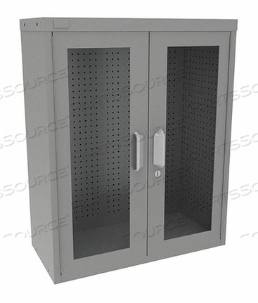 PEGBOARD WALL CABINET 37 H 30 W GRAY by Stanley Vidmar PEGBOARD WALL CABINET 37 H 30 W GRAY by Stanley Vidmar