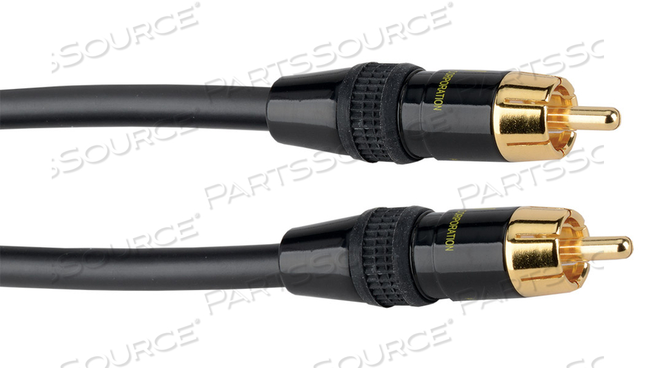 100' HIGH RESOLUTION RCA MALE TO RCA MALE COMPOSITE VIDEO CABLE 