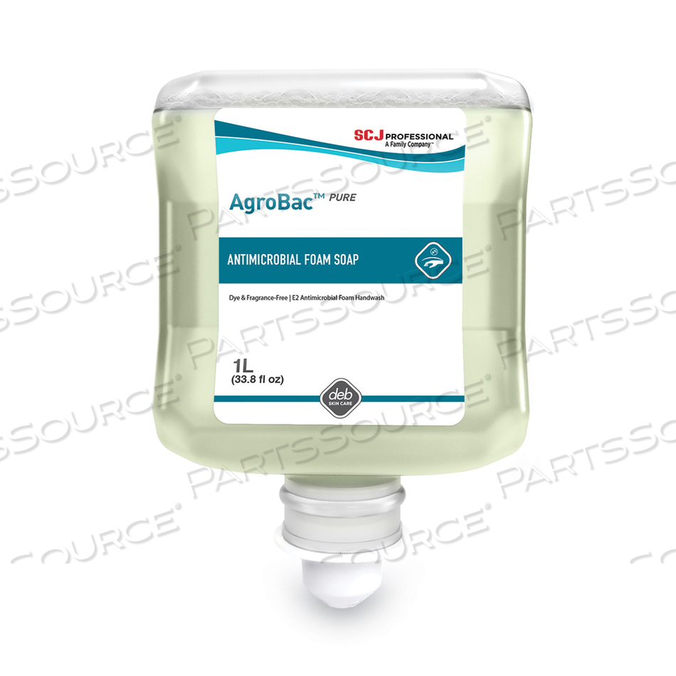 AGROBAC PURE FOAM WASH MANUAL CARTRIDGE, UNSCENTED, 1 L REFILL, 6/CARTON by SC Johnson
