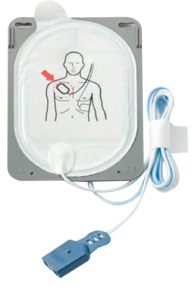 SMART PADS III, 80CM2 CONDUCTOR SURFACE AREA, 1.2M LEADWIRE LENGTH, CE CERTIFIED STANDARD, NON-STERILE STERILE, ADULT/CHILD AGE GROUP, SINGL by Philips