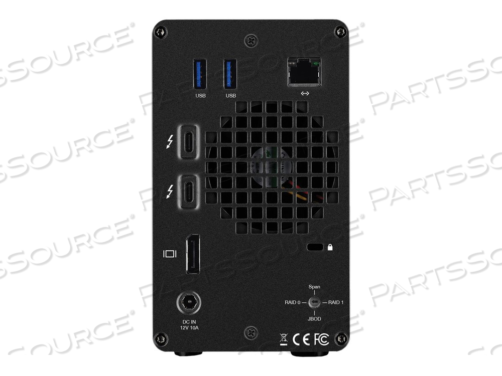 OWC MERCURY ELITE PRO DOCK, HARD DRIVE ARRAY, 16 TB, 2 BAYS (SATA-600), HDD 8 TB X 2, GIGABIT ETHERNET, USB 3.1, THUNDERBOLT 3 (EXTERNAL) by Other World Computing