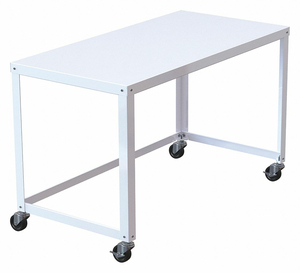 SOHO MOBILE DESK 48 W WHITE by Space Solutions