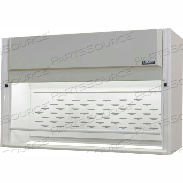 CE AIRESTREAM FUME HOOD WITH EXPLOSION PROOF LIGHT, 72"W X 24"D X 45"H by HEMCO Corporation