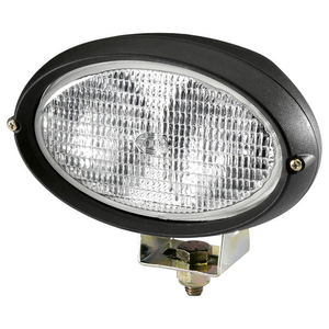 WORK LIGHT, OVAL, HALOGEN, BRACKET, ELECTRICAL CONNECTION INCLUDED, 5 IN OVERALL HT by Approved Vendor