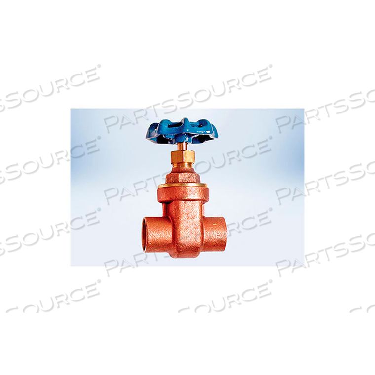 1/2 IN. LEAD-FREE BRASS FULL PATTERN GATE VALVE - SOLDER ENDS 