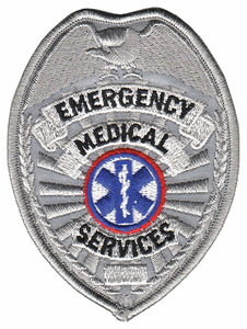 EMBRDRD PATCH EMERGENCY MEDICAL SERVICES by Heros Pride