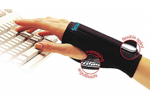 WRIST WRAP BLACK LYCRA S by IMAK