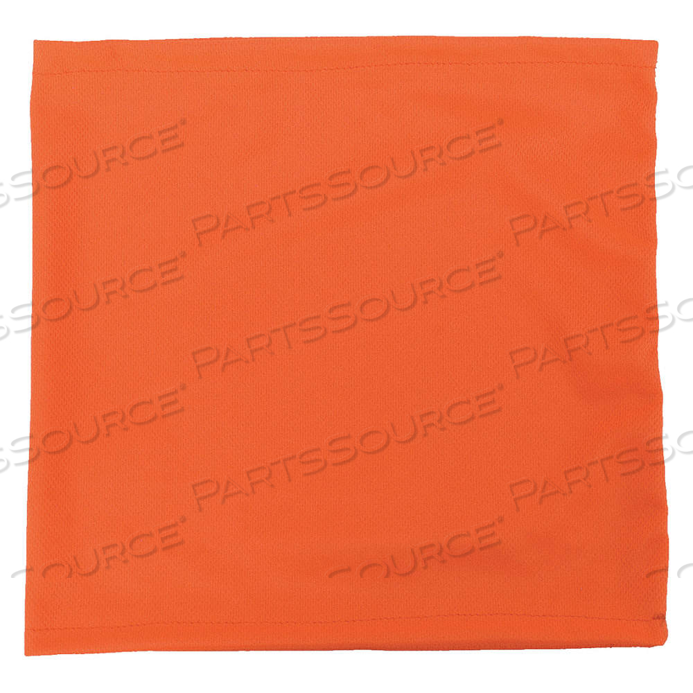 NECK GAITER, PULLOVER, 1 LAYERS, POLYESTER, UNIVERSAL MASK SIZE, ORANGE, by Approved Vendor