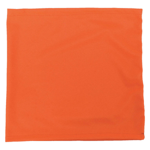NECK GAITER, PULLOVER, 1 LAYERS, POLYESTER, UNIVERSAL MASK SIZE, ORANGE, by Approved Vendor
