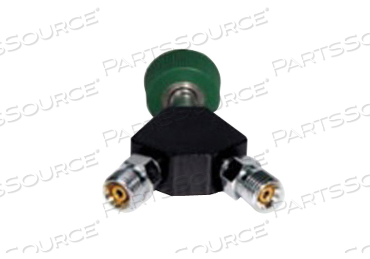 Y-BLOCK, DISS MALE ADAPTER, OXYGEN, DISS HANDTIGHT by Amico Patient Care Corporation