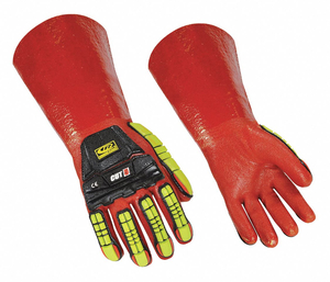 R-CHEM IMPACT GLOVE SHORT CUFF XL/2X PR by Ringers Gloves