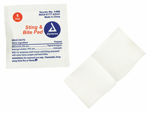 BITE AND STING PADS 1-1/4X1-1/4IN PK3000 by Dynarex