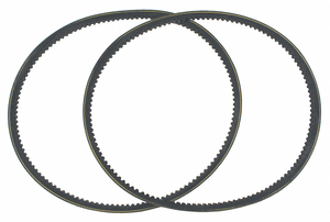 COGGED V-BELT 1/2 IN X 55 IN L PK2 by Powerflite