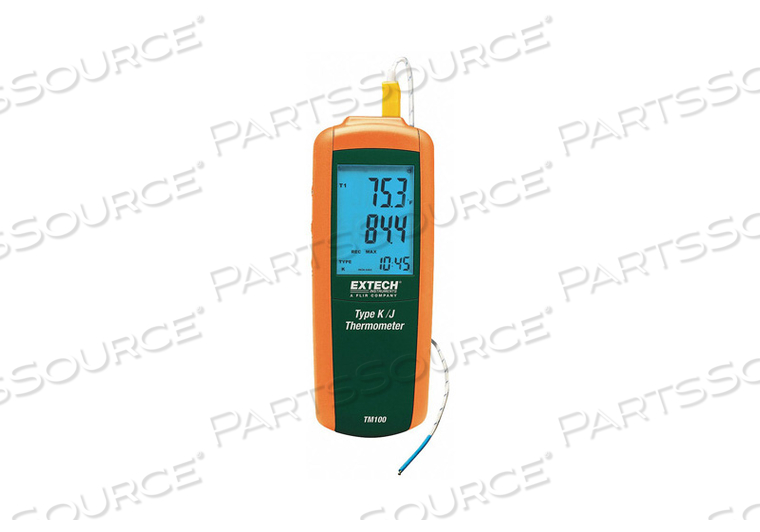 THERMOCOUPLE THERMOMETER 1 IN TYPE J K by Extech Instruments THERMOCOUPLE THERMOMETER 1 IN TYPE J K by Extech Instruments