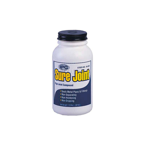 SURE JOINT PIPE JOINT SEALANT, GREY- NON-HARDENING, 1/2 PT. by Comstar International Inc