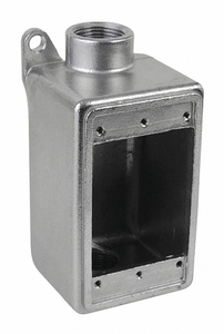 WEATHERPROOF BOX 2INLET 2.67 X6.3 X2.83 by Calbrite